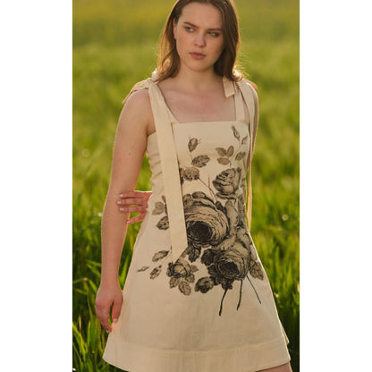AFRIYA Black Rose Short Dress