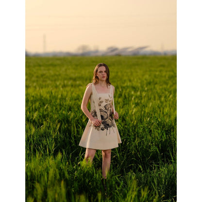 AFRIYA Black Rose Short Dress