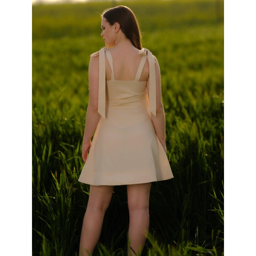 AFRIYA Black Rose Short Dress