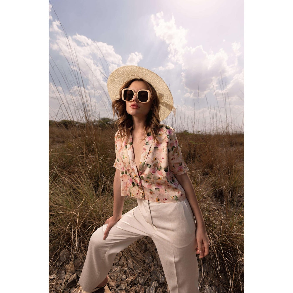 AFRIYA Whispering Women's Short Multicolor Blazer