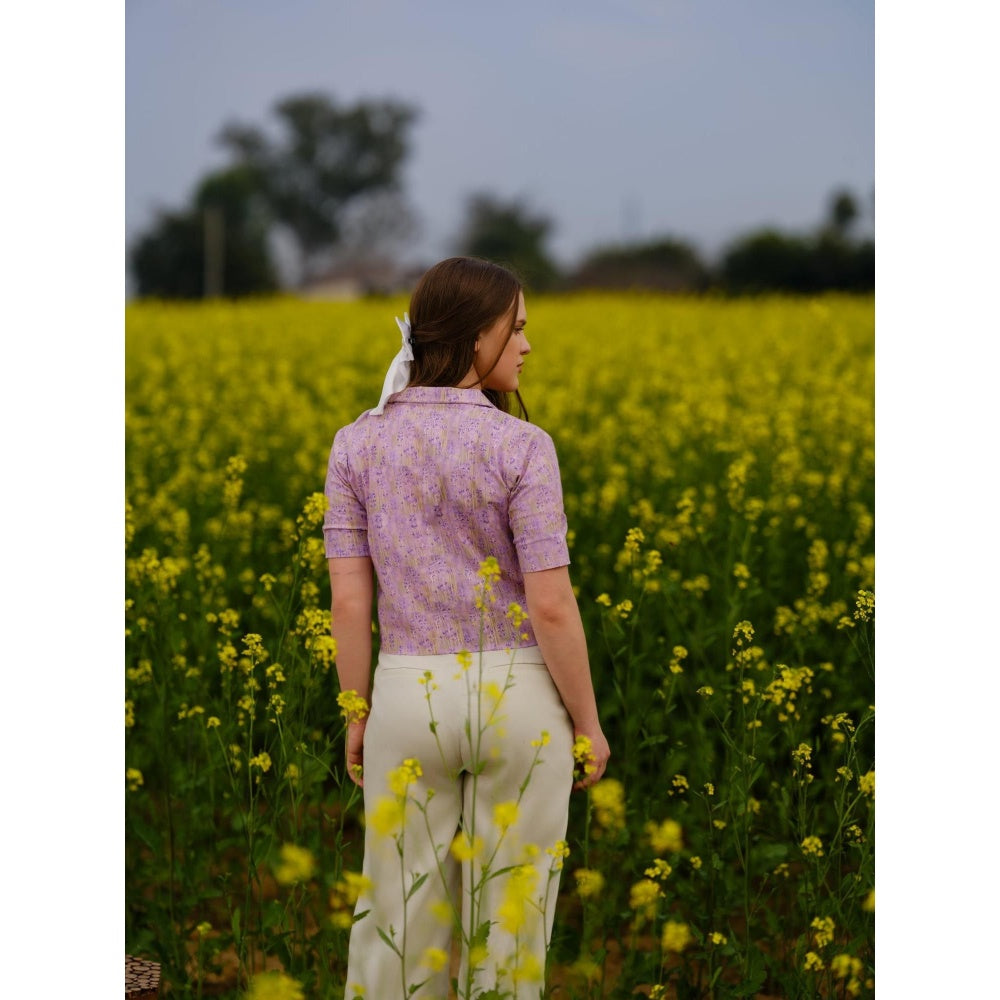 AFRIYA Women Meadow Short Lavender Blazer
