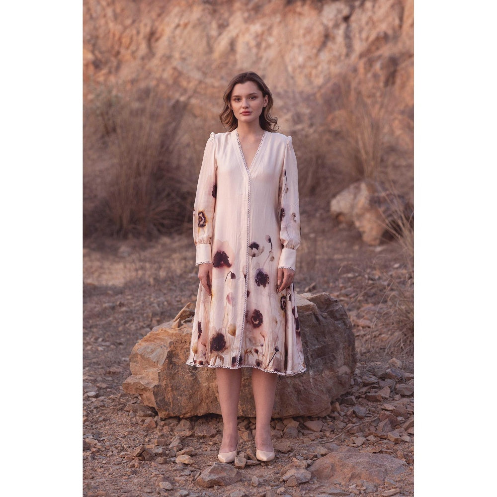 AFRIYA Serene Garden Midi Dress