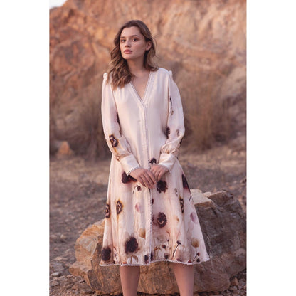 AFRIYA Serene Garden Midi Dress
