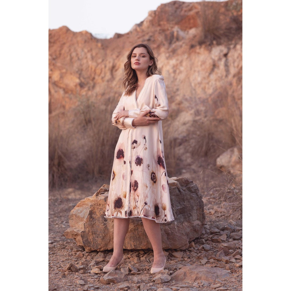 AFRIYA Serene Garden Midi Dress