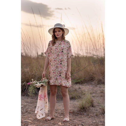 AFRIYA Whispering Pastels Short Dress