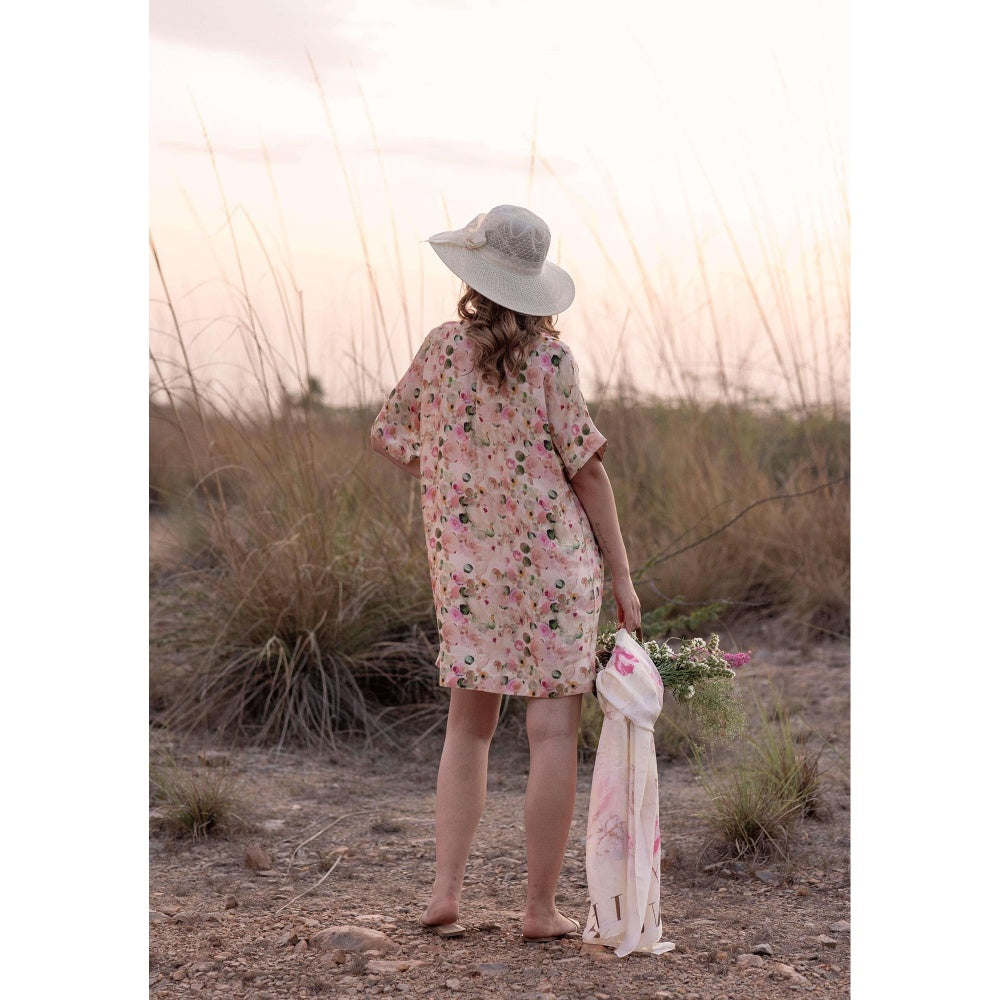 AFRIYA Whispering Pastels Short Dress