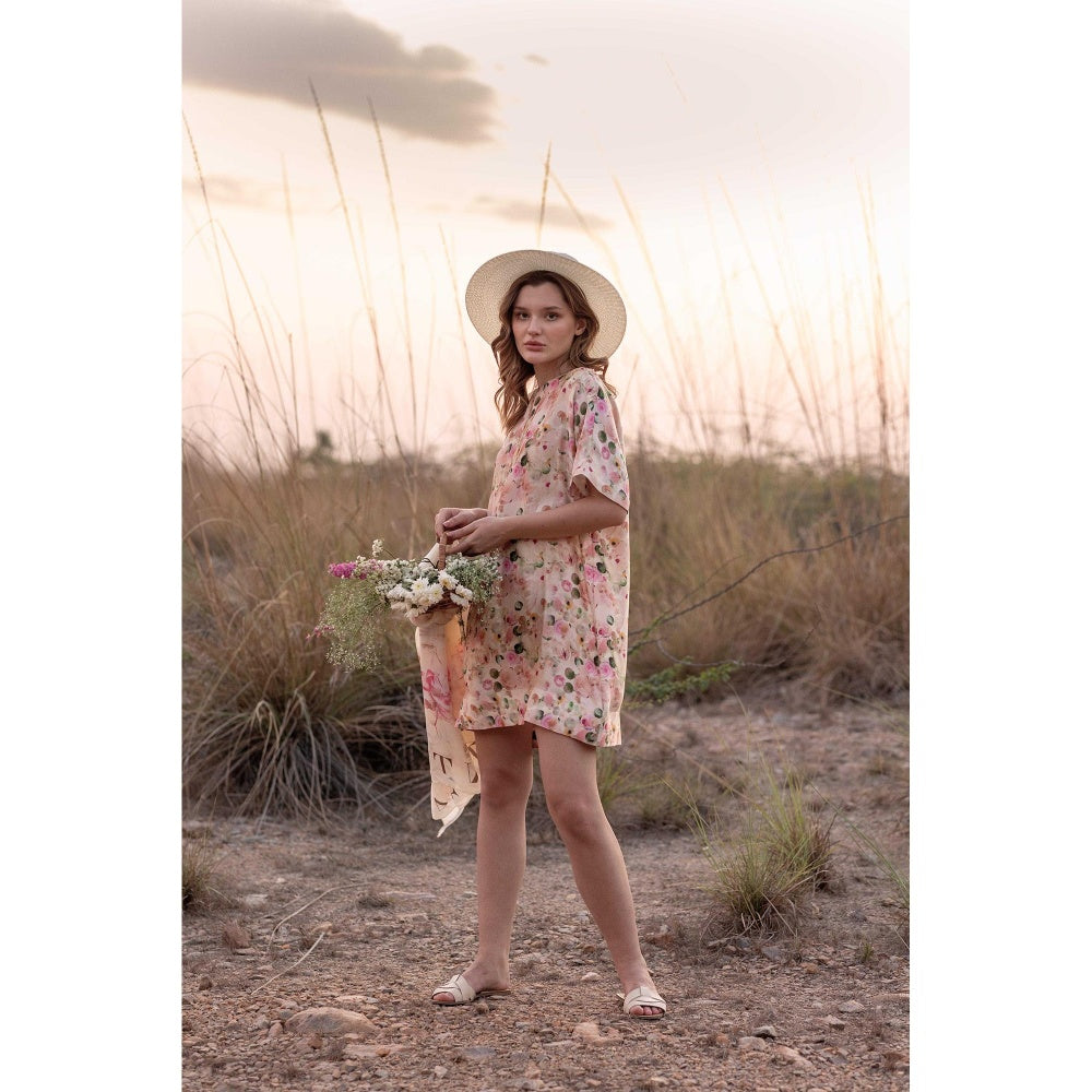 AFRIYA Whispering Pastels Short Dress