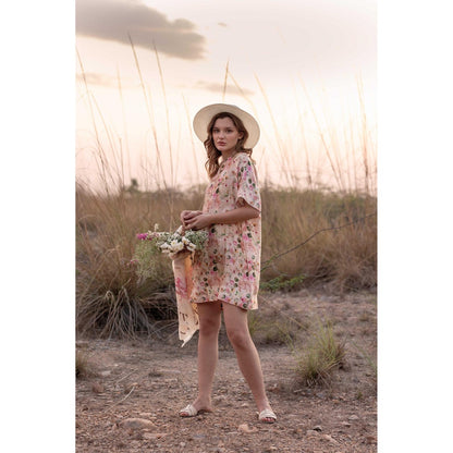 AFRIYA Whispering Pastels Short Dress