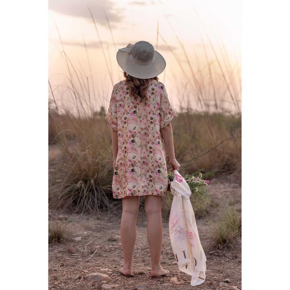 AFRIYA Whispering Pastels Short Dress