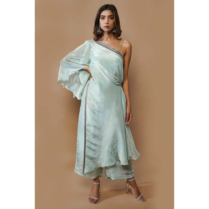 Ahi Clothing Draped Kimono Palazzo (Set of 3)