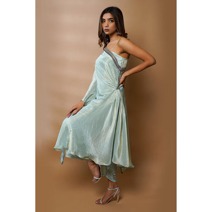 Ahi Clothing Draped Kimono Palazzo (Set of 3)