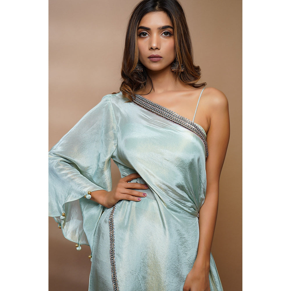 Ahi Clothing Draped Kimono Palazzo (Set of 3)