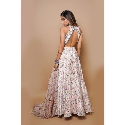 Ahi Clothing Floral Digital Printed Lehenga (Set of 3)