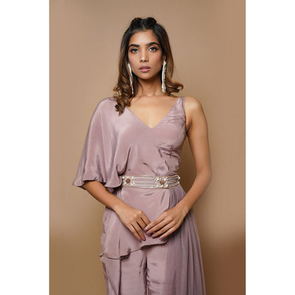 Ahi Clothing Onion Pink Indo Western (Set of 3)