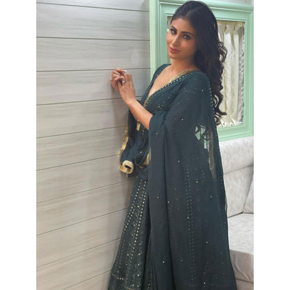 Ahi Clothing Green Anarkali (Set of 3)