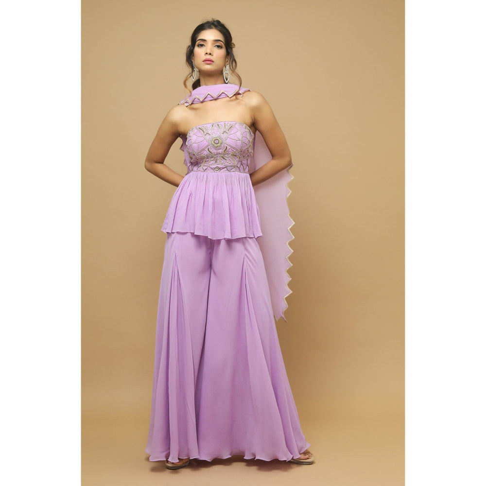 Ahi Clothing Lilac Indo Western (Set of 3)