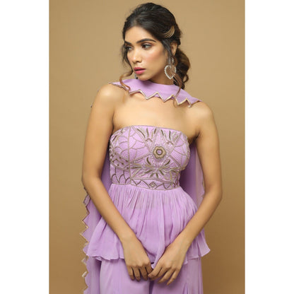 Ahi Clothing Lilac Indo Western (Set of 3)