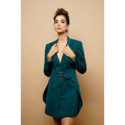 Ahi Clothing Teal Jacket Dress