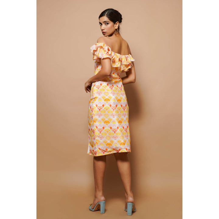 AHI Clothing Digital Printed Midi Dress
