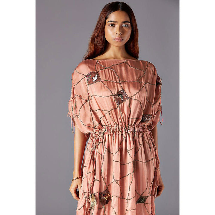 A Humming Way Barberry Kaftan Dress