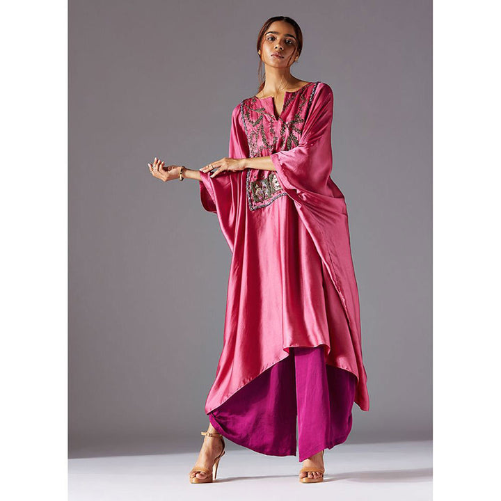 A Humming Way Elysian Jubba Kurta with Draped Dhoti