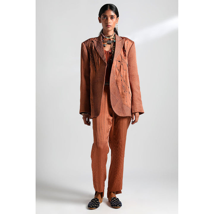 A Humming Way Jaisalmer Jacket, Jaisalmer Corset & Jaisalmer Pintuck Trousers (Set of 3)