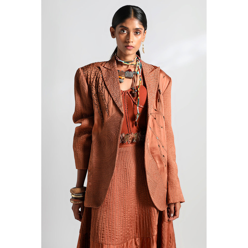 A Humming Way Jaisalmer Jacket, Corset & Jaisalmer Lehenga (Set of 3)