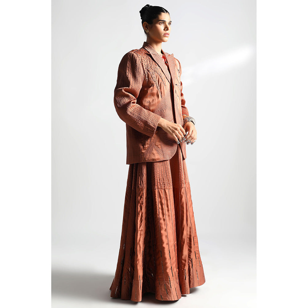 A Humming Way Mimamounds Top, Jaisalmer Jacket & Lehenga (Set of 3)