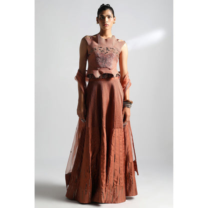 A Humming Way Jaisalmer Corset, Jaisalmer Lehenga & Dupatta (Set of 3)