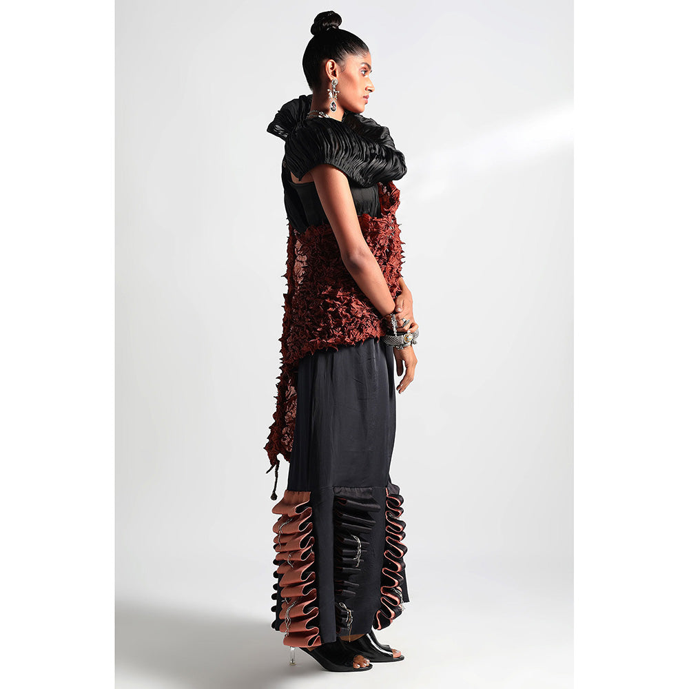 A Humming Way Wind Crop Top, Lamp Chime Skirt & Mulch Stole (Set of 3)