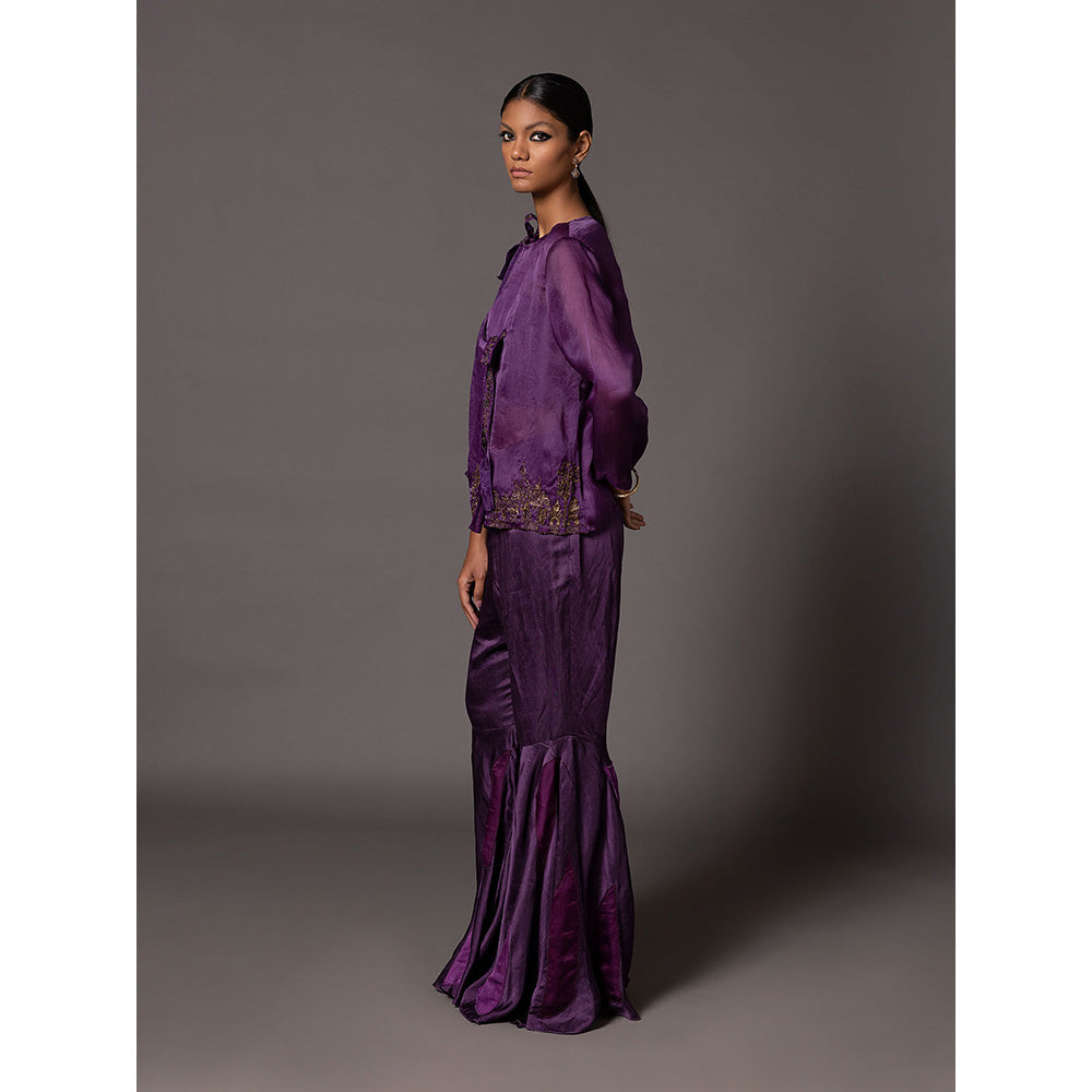 A Humming Way Pichola Purple Co-Ord (Set of 2)