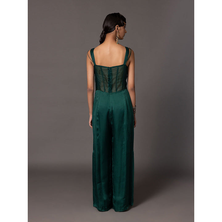 A Humming Way Namib Bottle Green Jumpsuit