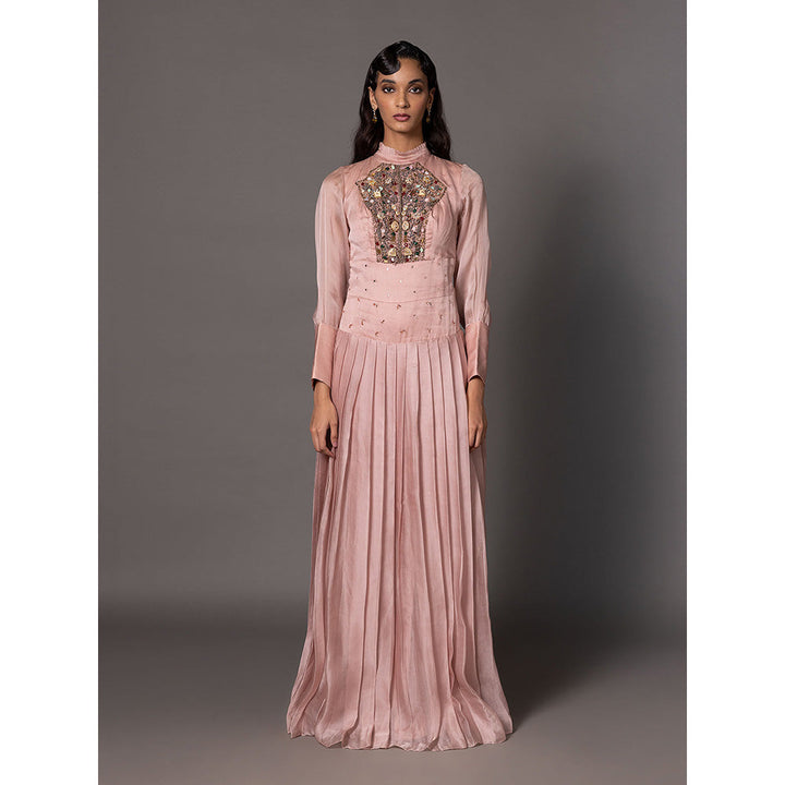 A Humming Way Sang-e-Sitara Pink Victorian Gown