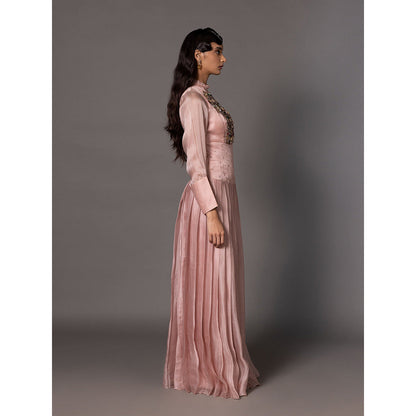A Humming Way Sang-e-Sitara Pink Victorian Gown