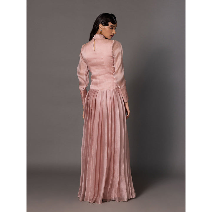 A Humming Way Sang-e-Sitara Pink Victorian Gown