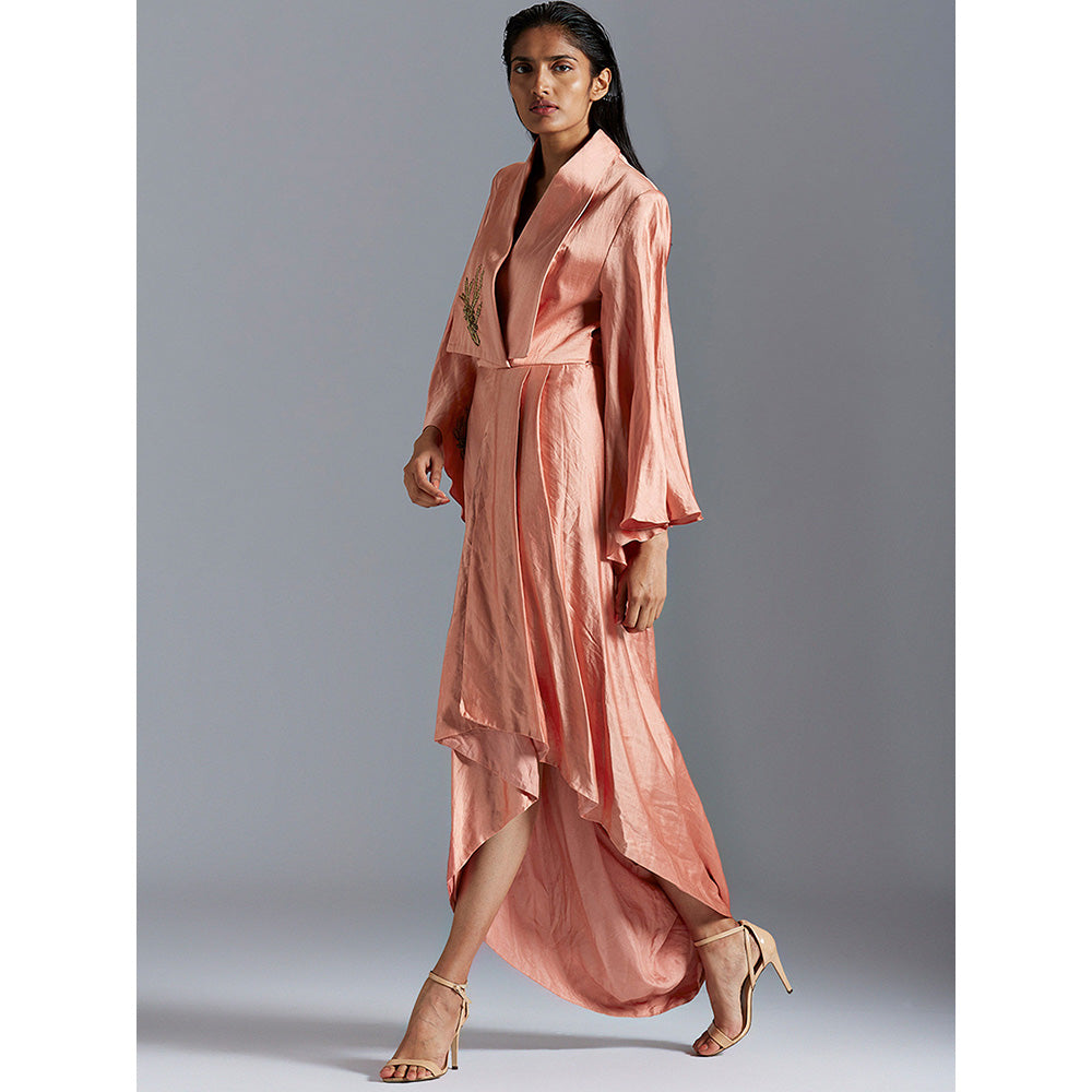 A Humming Way Golden Iconic Long Dress