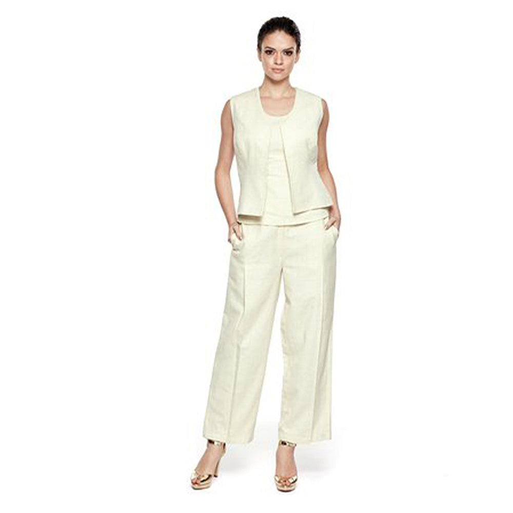 A Humming Way Ivory Waist Coat