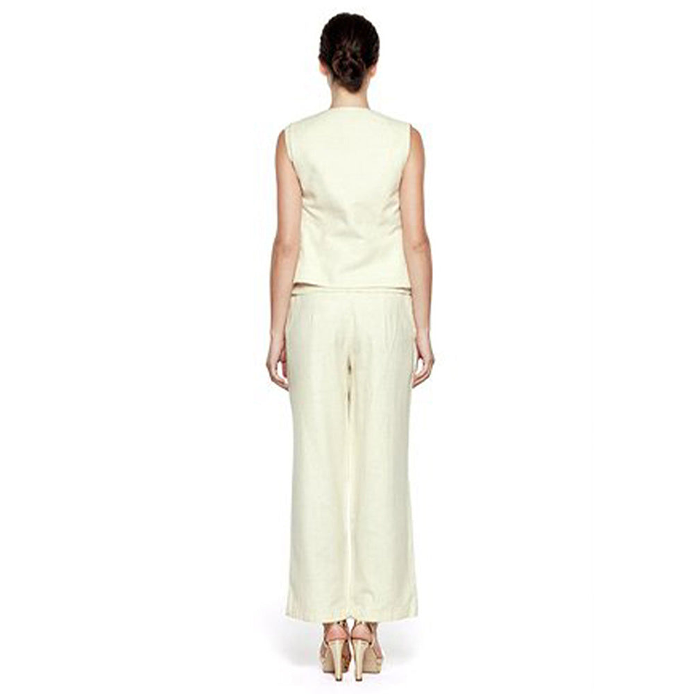 A Humming Way Ivory Waist Coat