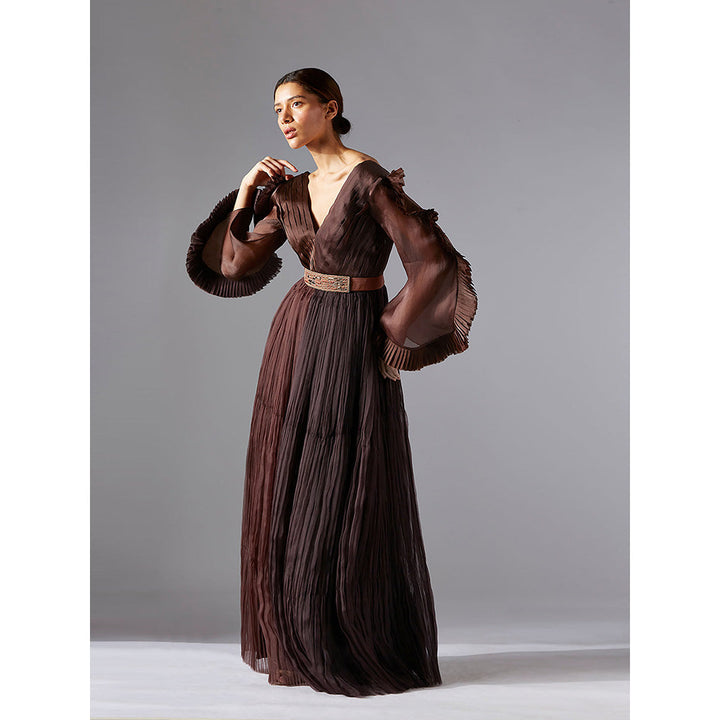 A Humming Way Brown Gown (Set of 2)