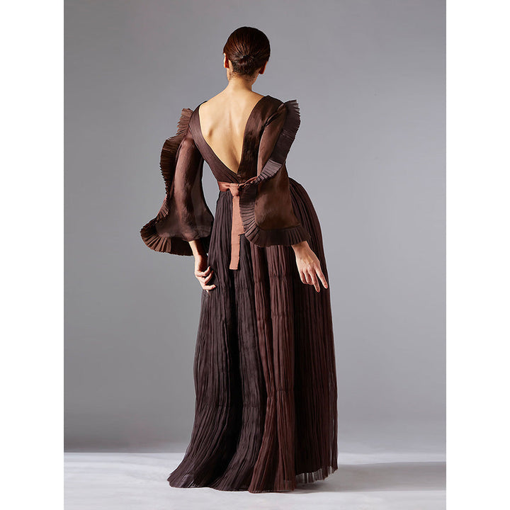 A Humming Way Brown Gown (Set of 2)