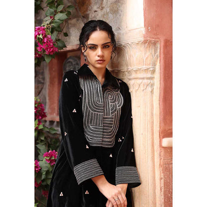 Ajiesh Oberoi Black Co-Ord (Set of 2)