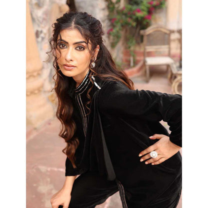 Ajiesh Oberoi Black Co-Ord (Set of 2)