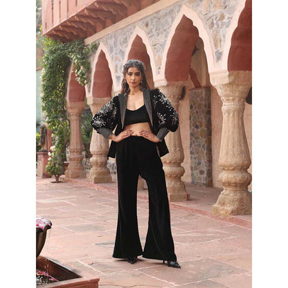 Ajiesh Oberoi Black Co-Ord (Set of 3)
