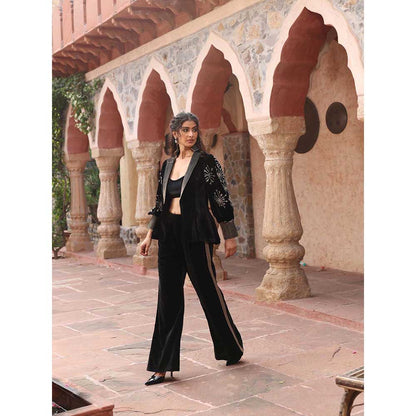 Ajiesh Oberoi Black Co-Ord (Set of 3)
