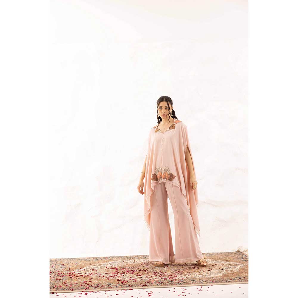 Ajiesh Oberoi Pink Avni Co-Ord (Set of 2)