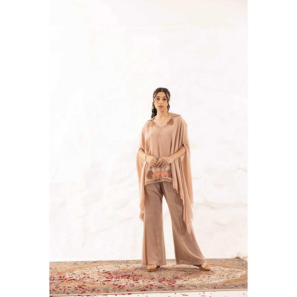 Ajiesh Oberoi Nude Avni Co-Ord (Set of 2)