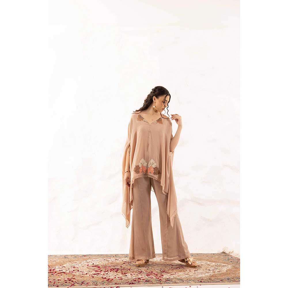 Ajiesh Oberoi Nude Avni Co-Ord (Set of 2)