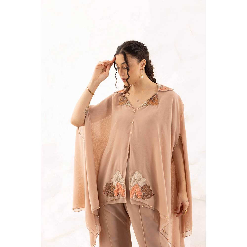 Ajiesh Oberoi Nude Avni Co-Ord (Set of 2)