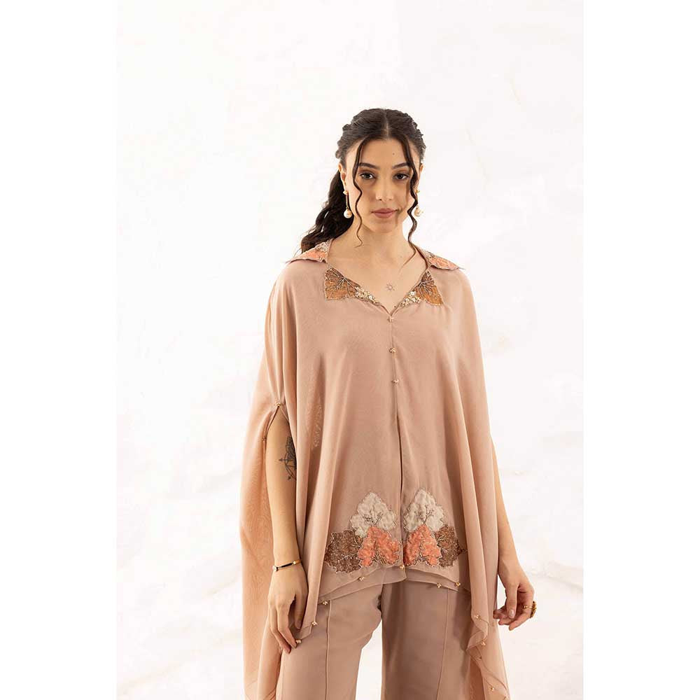 Ajiesh Oberoi Nude Avni Co-Ord (Set of 2)
