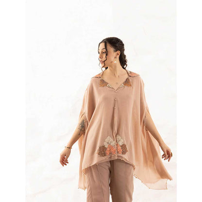 Ajiesh Oberoi Nude Avni Co-Ord (Set of 2)